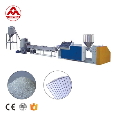 380V 50hz Spanning PC Pelletizing Extrusion Line voor de fabricage