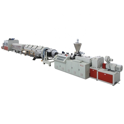 Eenvoudige bediening en onderhoud Buizen Pe Pipe Extrusion Line Op maat gemaakte automatische motor