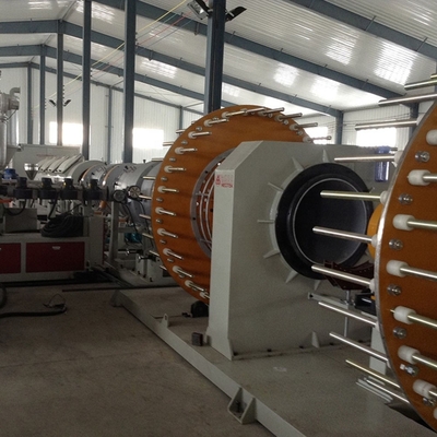 380V 50hz enkel schroef automatische kunststof extrudermachine voor HDPE-buis extrusie lijn