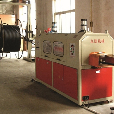 Op maat gemaakte 380v 50hz Single Screw Pipe Plastic Hdpe Extruder Machine met Motor Power