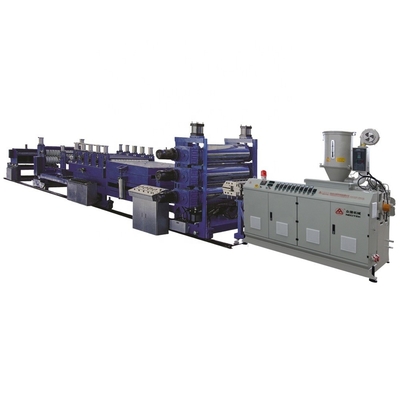 Professionele PC-plaat-extrusielijn met energiebesparende motor en dubbele schroefontwerp