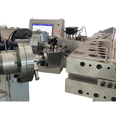 Professionele PC-plaat-extrusielijn met energiebesparende motor en dubbele schroefontwerp