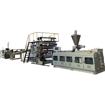 Hoog volume dubbel schroefontwerp PVC-extruder voor het extruderen van valse marmeren platen