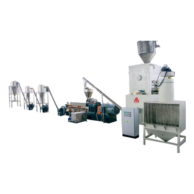 Pelletizing PP PE Base WPC Extrusion Line400 met 12800 KG Productie