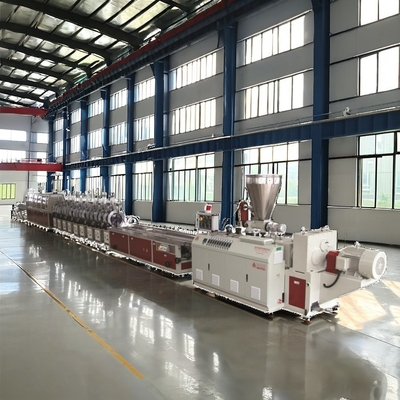 Twin Screw PVC Imitatie Marmerplaat Extrusie Lijn met 38CrMoALA schroefmateriaal