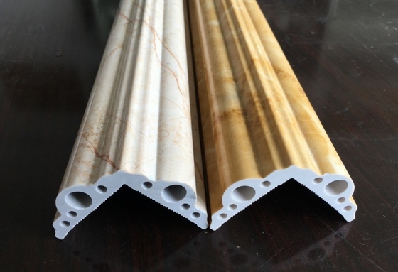 Twin Screw PVC Imitatie Marmerplaat Extrusie Lijn met 38CrMoALA schroefmateriaal