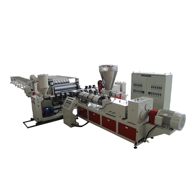 Dubbele schroeffabrieksfabriek Gelaste tegelmachine Extrusielijn met ontwerp