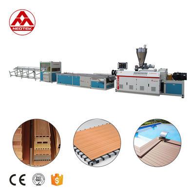 12800 KG Dubbelschroef PP PE WPC-extruderingslijn voor sterke en robuuste WPC-producten