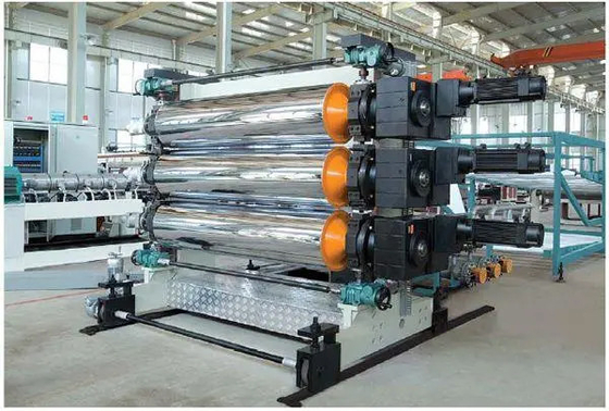 38 1 Schroef L/D-verhouding PP PE Dikke plaat extruderingslijn voor langdurige productie