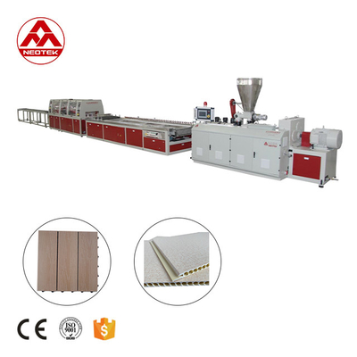 Twin-screw type 19500 KG Co-roterende conische twin-screw PVC WPC extrusielijn voor behoeften