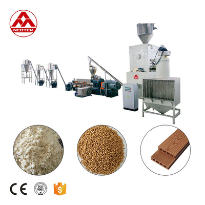 380V 50hz PP PE Houtcompounding Pelletizing Extrusion Line met 1500 rpm Schroefsnelheid