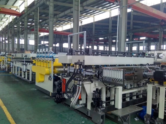 320kW Power PC PP Hollow Sheet Extrusion Line met geavanceerde technologie