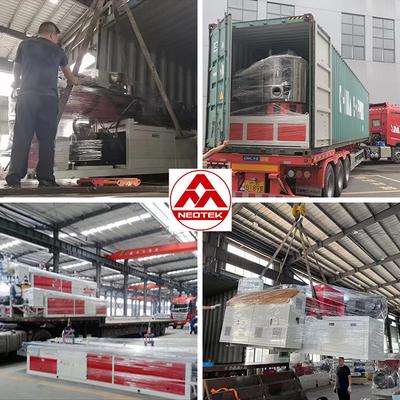 380V 50hz Spanning PVC Hollow Sheet Extrusion Line met 156 1 Schroef L/D-verhouding