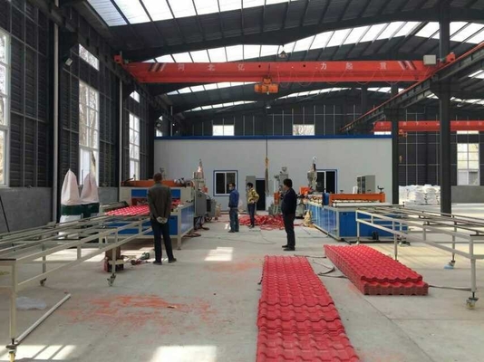 Aanpasbare plastic PVC-daktegelmachine