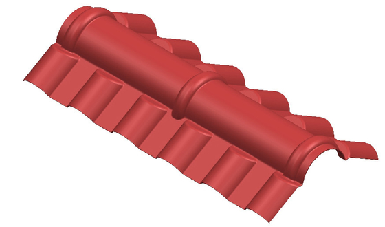 Aanpasbare plastic PVC-daktegelmachine