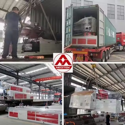 Op maat gemaakte 1220mm Co roterende conische Twin Schroef PVC Foam Board Extrusion Line